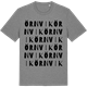 Mid Heather Gray t-shirt med Örnvik ordlek t-shirt