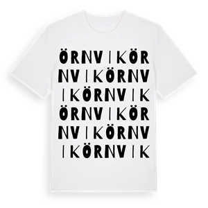 Örnvik ordlek t-shirt – ekologisk bomull t-shirt från Pinshirt