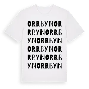 Orrbyn ordlek t-shirt – ekologisk bomull t-shirt från Pinshirt