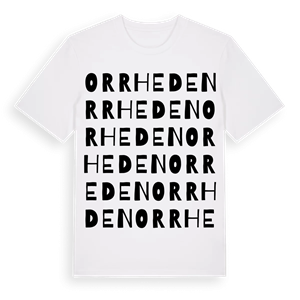 Orrheden ordlek t-shirt – ekologisk bomull t-shirt från Pinshirt