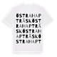 Östra Hapträsk ordlek t-shirt