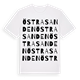 Östra Sanden ordlek t-shirt