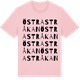 Pink Cotton t-shirt med Östra Stråkan ordlek t-shirt