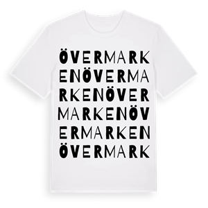 Övermarken ordlek t-shirt – ekologisk bomull t-shirt från Pinshirt