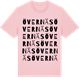 Pink Cotton t-shirt med Övernäs ordlek t-shirt
