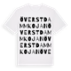 Överstdammkojan ordlek t-shirt