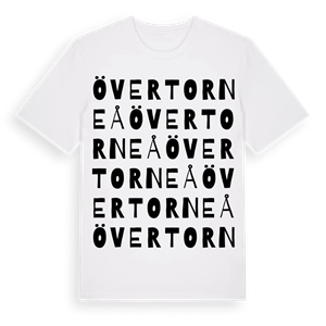 Övertorneå ordlek t-shirt – ekologisk bomull t-shirt från Pinshirt