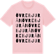 Pink Cotton t-shirt med Övre Bjurån ordlek t-shirt