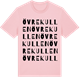 Pink Cotton t-shirt med Övre Kullen ordlek t-shirt