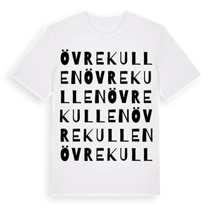 Övre Kullen ordlek t-shirt – ekologisk bomull t-shirt från Pinshirt