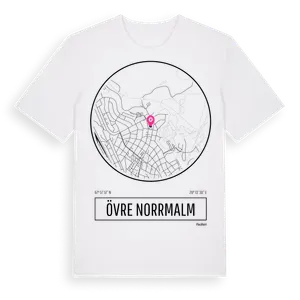 Övre Norrmalm t-shirt – ekologisk bomull t-shirt från Pinshirt