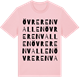 Pink Cotton t-shirt med Övre Renvallen ordlek t-shirt
