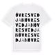 Övre Svedjan ordlek t-shirt
