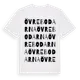 White t-shirt med Övrebodarna ordlek t-shirt