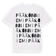 White t-shirt med Pääkönniemi ordlek t-shirt