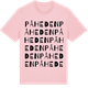 Pink Cotton t-shirt med Påheden ordlek t-shirt