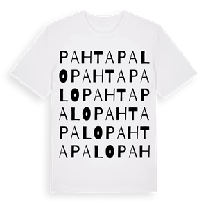Pahtapalo ordlek t-shirt – ekologisk bomull t-shirt från Pinshirt