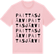 Pink Cotton t-shirt med Paittasjärvi ordlek t-shirt