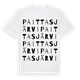 White t-shirt med Paittasjärvi ordlek t-shirt