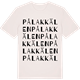 Vintage White t-shirt med Pålakkälen ordlek t-shirt