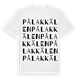 Pålakkälen ordlek t-shirt