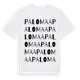 White t-shirt med Palomaa ordlek t-shirt