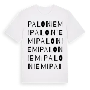 Paloniemi ordlek t-shirt – ekologisk bomull t-shirt från Pinshirt