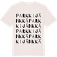 Vintage White t-shirt med Parkkijänkkä ordlek t-shirt