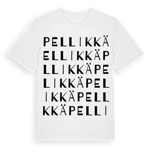 Pellikkä ordlek t-shirt – ekologisk bomull t-shirt från Pinshirt