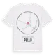 White t-shirt med Pello t-shirt