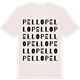 Vintage White t-shirt med Pello ordlek t-shirt