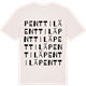 Vintage White t-shirt med Penttilä ordlek t-shirt