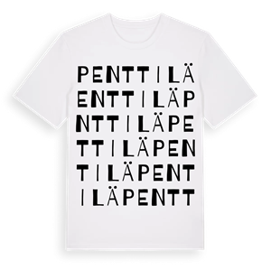 Penttilä ordlek t-shirt – ekologisk bomull t-shirt från Pinshirt
