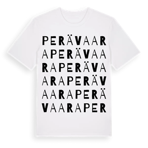 Perävaara ordlek t-shirt – ekologisk bomull t-shirt från Pinshirt