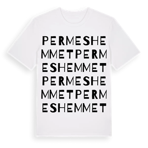 Permeshemmet ordlek t-shirt – ekologisk bomull t-shirt från Pinshirt