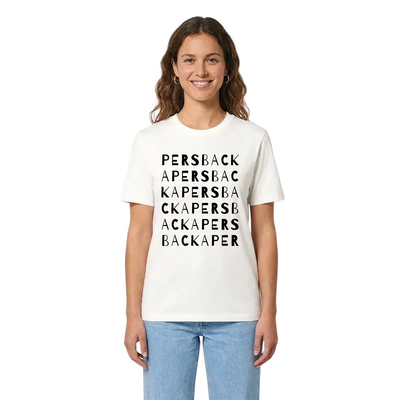 Persbacka ordlek t-shirt i miljö