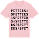 Pink Cotton t-shirt med Pettersås ordlek t-shirt