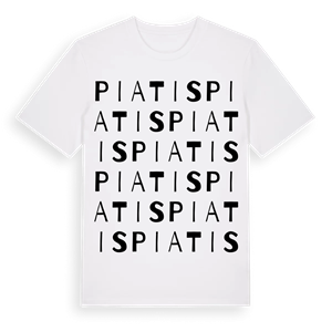 Piatis ordlek t-shirt – ekologisk bomull t-shirt från Pinshirt