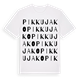 Pikkujako ordlek t-shirt