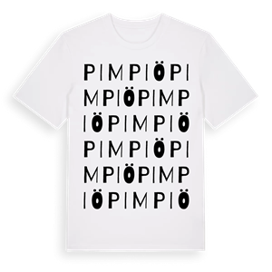 Pimpiö ordlek t-shirt – ekologisk bomull t-shirt från Pinshirt