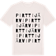 Vintage White t-shirt med Pirttijärvi ordlek t-shirt