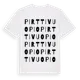 White t-shirt med Pirttivuopio ordlek t-shirt