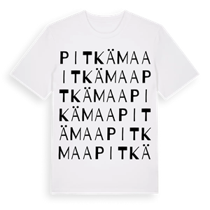 Pitkämaa ordlek t-shirt – ekologisk bomull t-shirt från Pinshirt