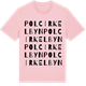 Pink Cotton t-shirt med Polcirkelbyn ordlek t-shirt