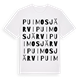 Puimosjärvi ordlek t-shirt