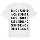 White t-shirt med Racksund ordlek t-shirt