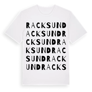 Racksund ordlek t-shirt – ekologisk bomull t-shirt från Pinshirt