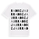 Radnejaur ordlek t-shirt