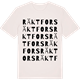 Vintage White t-shirt med Räktfors ordlek t-shirt