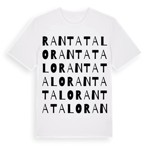 Rantatalo ordlek t-shirt – ekologisk bomull t-shirt från Pinshirt